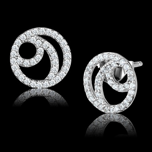 925 Sterling Silver Earrings with AAA Grade CZ