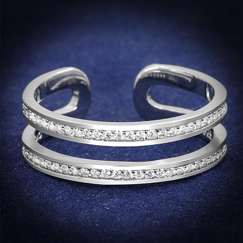 925 Sterling Silver Ring with AAA Grade CZ